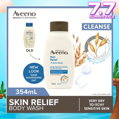 AVEENO Skin Relief Moisturizing Body Wash Fragrance Free 354ml