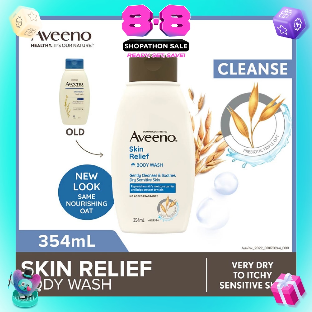 Skin Relief Moisturizing Body Wash Fragrance Free 354ml