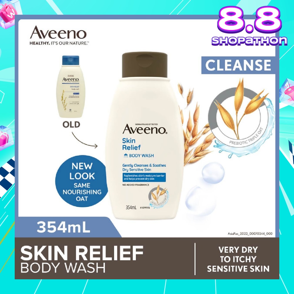 Skin Relief Moisturizing Body Wash Fragrance Free 354ml