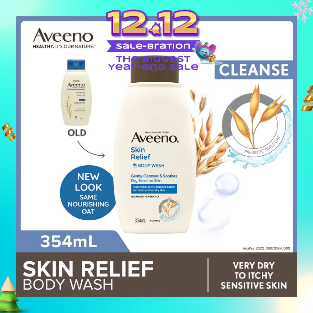 Skin Relief Moisturizing Body Wash Fragrance Free 354ml