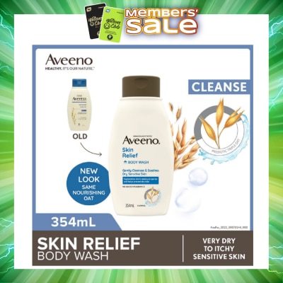AVEENO - Skin Relief Moisturizing Body Wash Fragrance Free 354ml