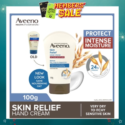 AVEENO - Skin Relief Hand Cream Steroid Free (Suitable For Normal To Very Dry Skin) 100g