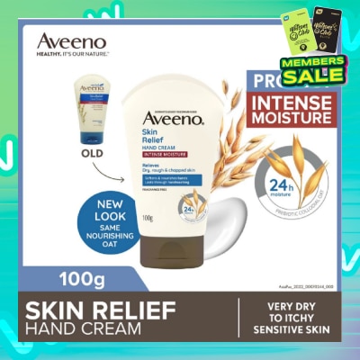 AVEENO Skin Relief Hand Cream Steroid Free (Suitable For Normal To Very Dry Skin) 100g