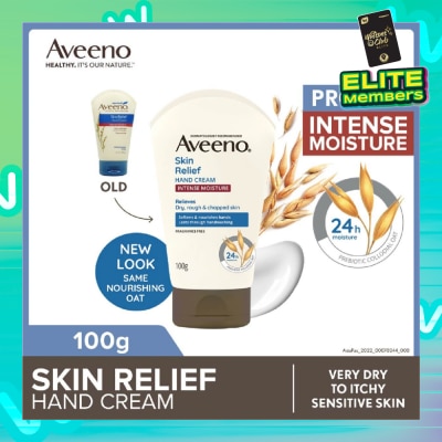 AVEENO Skin Relief Hand Cream Steroid Free (Suitable For Normal To Very Dry Skin) 100g