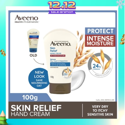 AVEENO Skin Relief Hand Cream Steroid Free (Suitable For Normal To Very Dry Skin) 100g