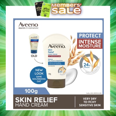 AVEENO - Skin Relief Hand Cream Steroid Free (Suitable For Normal To Very Dry Skin) 100g