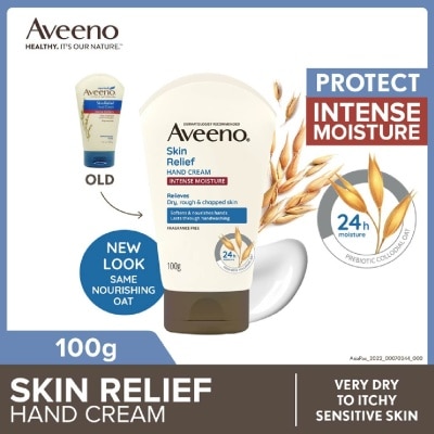 AVEENO Skin Relief Hand Cream Steroid Free (Suitable For Normal To Very Dry Skin) 100g