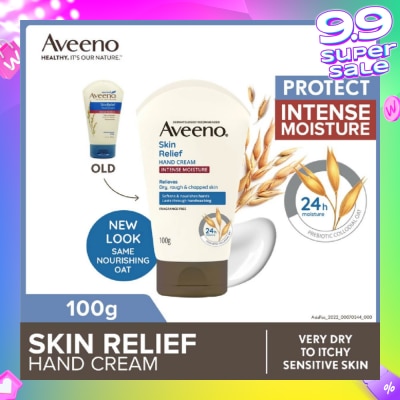 AVEENO Skin Relief Hand Cream Steroid Free (Suitable For Normal To Very Dry Skin) 100g