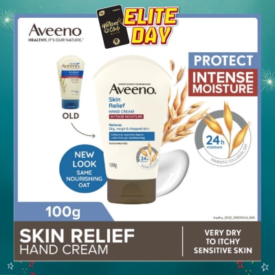AVEENO - Skin Relief Hand Cream Steroid Free (Suitable For Normal To Very Dry Skin) 100g
