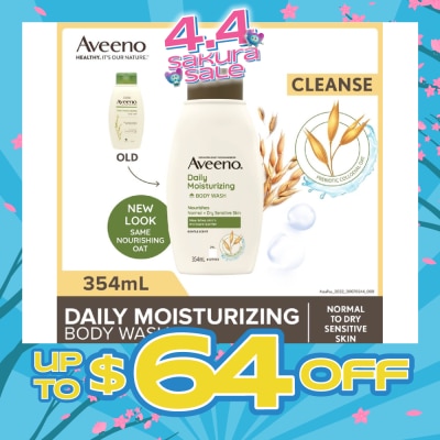 AVEENO - Daily Moisturizing Body Wash (Suitable For Normal To Dry Skin) 354ml