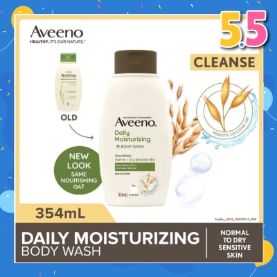 AVEENO Daily Moisturizing Body Wash (Suitable For Normal To Dry Skin) 354ml