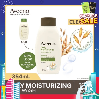 AVEENO Daily Moisturizing Body Wash (Suitable For Normal To Dry Skin) 354ml