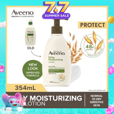 AVEENO - Daily Moisturizing Body Lotion (Suitable For Dry To Normal Skin) 354ml