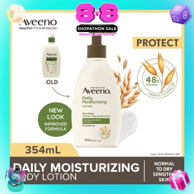 AVEENO - Daily Moisturizing Body Lotion (Suitable For Dry To Normal Skin) 354ml