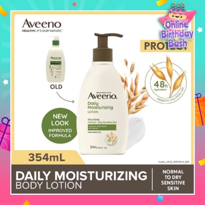 AVEENO Daily Moisturizing Body Lotion (Suitable For Dry To Normal Skin) 354ml
