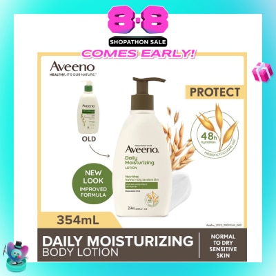 AVEENO - Daily Moisturizing Body Lotion (Suitable For Dry To Normal Skin) 354ml