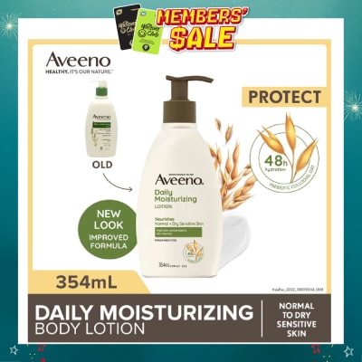AVEENO - Daily Moisturizing Body Lotion (Suitable For Dry To Normal Skin) 354ml