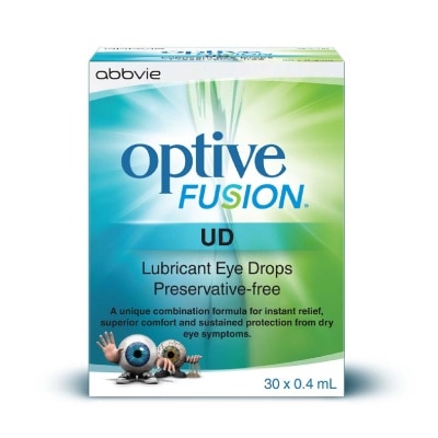 OPTIVE - Fusion UD Lubricant Eye Drops 0.4ml x 30s
