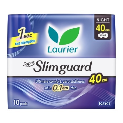 LAURIER - Super Slimguard Night Wing Sanitary Pad Heavy 40cm 10s