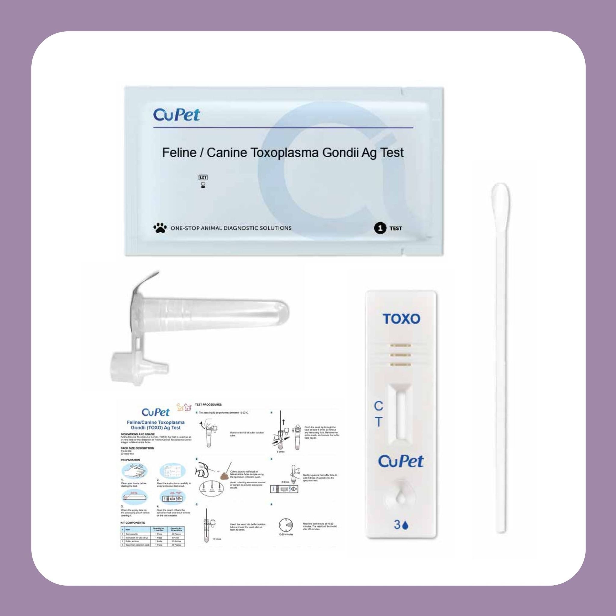 Canine/Feline Toxoplasma Gondi (TOXO) Ag Test 1s