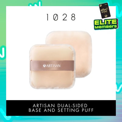 1028 Artisan Dual-Sided Base & Setting Puff 1s