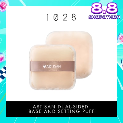 1028 Artisan Dual-Sided Base & Setting Puff 1s