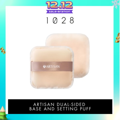 1028 Artisan Dual-Sided Base & Setting Puff 1s
