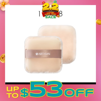 1028 Artisan Dual-Sided Base & Setting Puff 1s