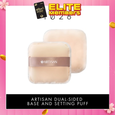 1028 Artisan Dual-Sided Base & Setting Puff 1s