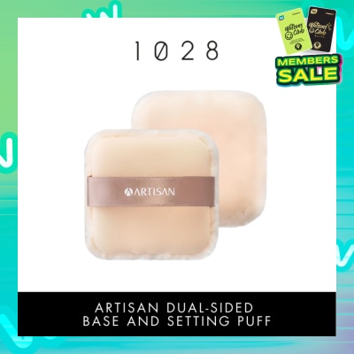 1028 Artisan Dual-Sided Base & Setting Puff 1s