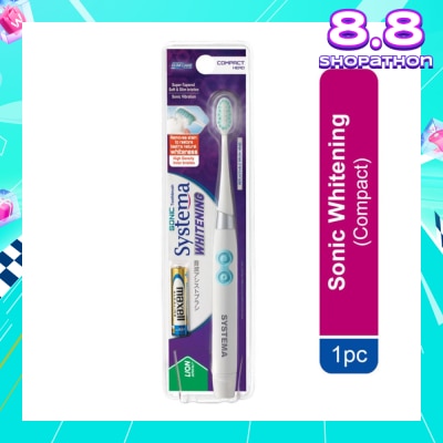 SYSTEMA Sonic Whitening Electric Toothbrush Compact 1s