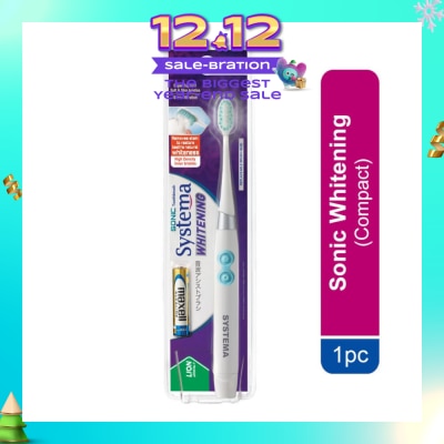 SYSTEMA Sonic Whitening Electric Toothbrush Compact 1s