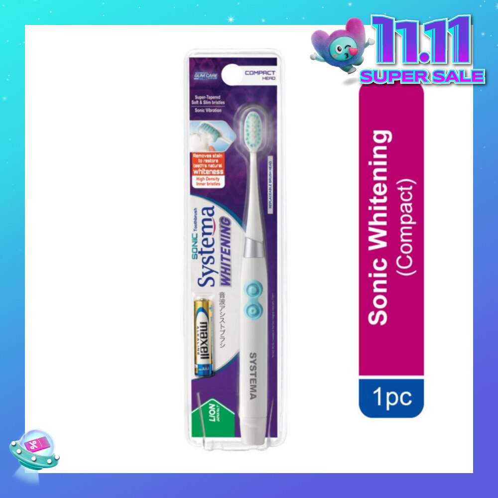 Sonic Whitening Electric Toothbrush Compact 1s