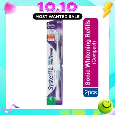 SYSTEMA Sonic Whitening Toothbrush Compact Refill 2s image