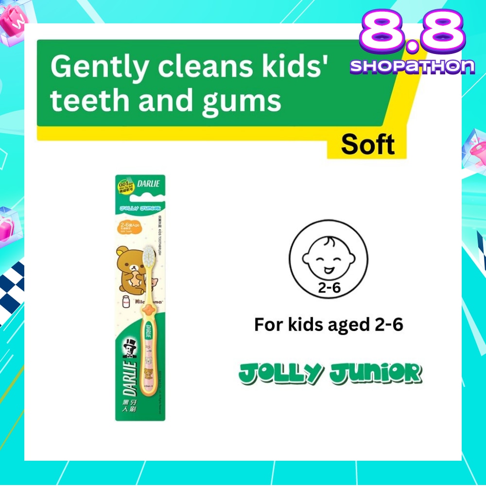 Jolly Junior Rilakkuma Kids Toothbrush Soft (For 2 to 6yrs old) 1s