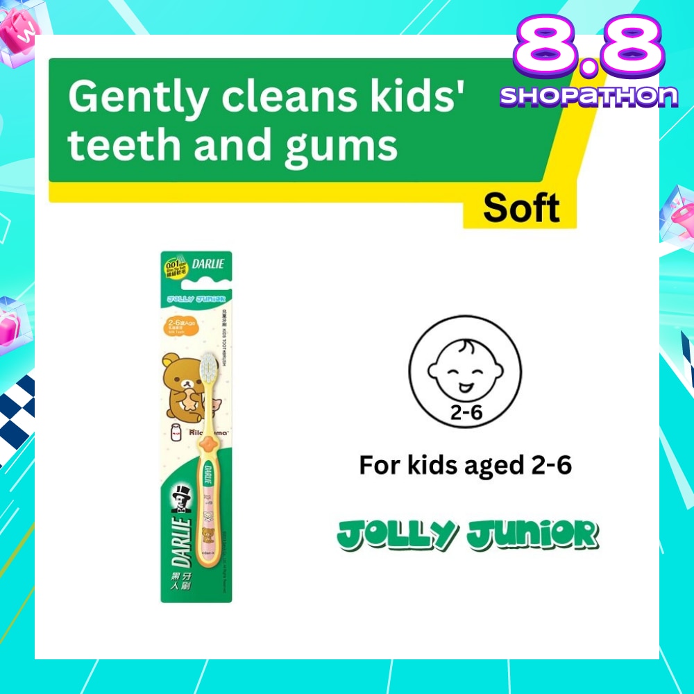 Jolly Junior Rilakkuma Kids Toothbrush Soft (For 2 to 6yrs old) 1s