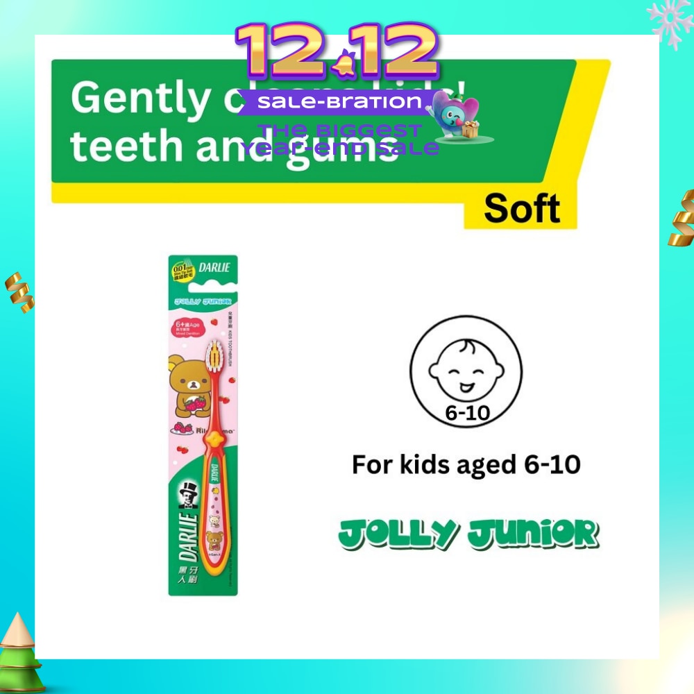 Jolly Junior Rilakkuma Kids Toothbrush Soft (For 6 to 10yrs old) 1s