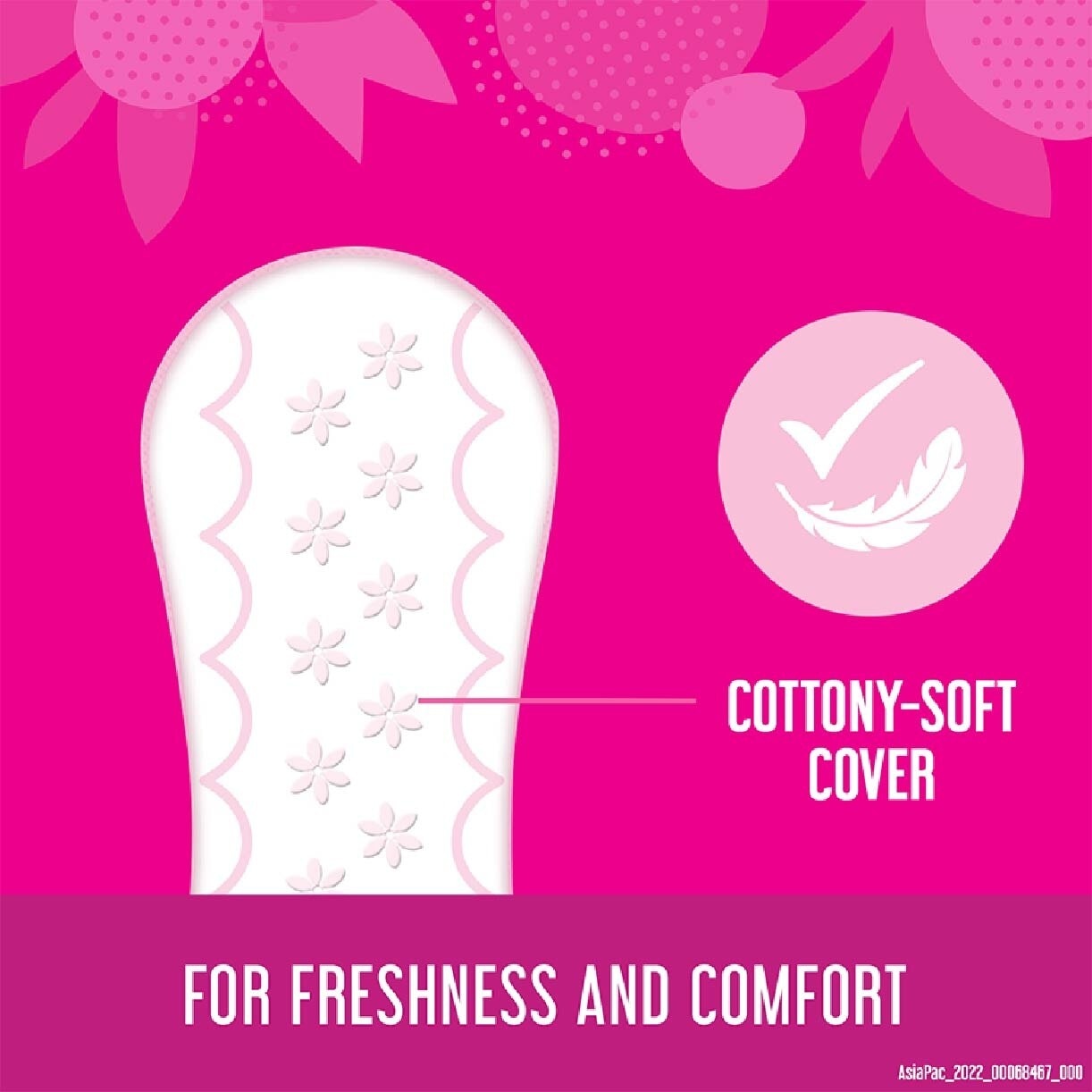 Carefree Breathable Shower Fresh Panty Liners 40s