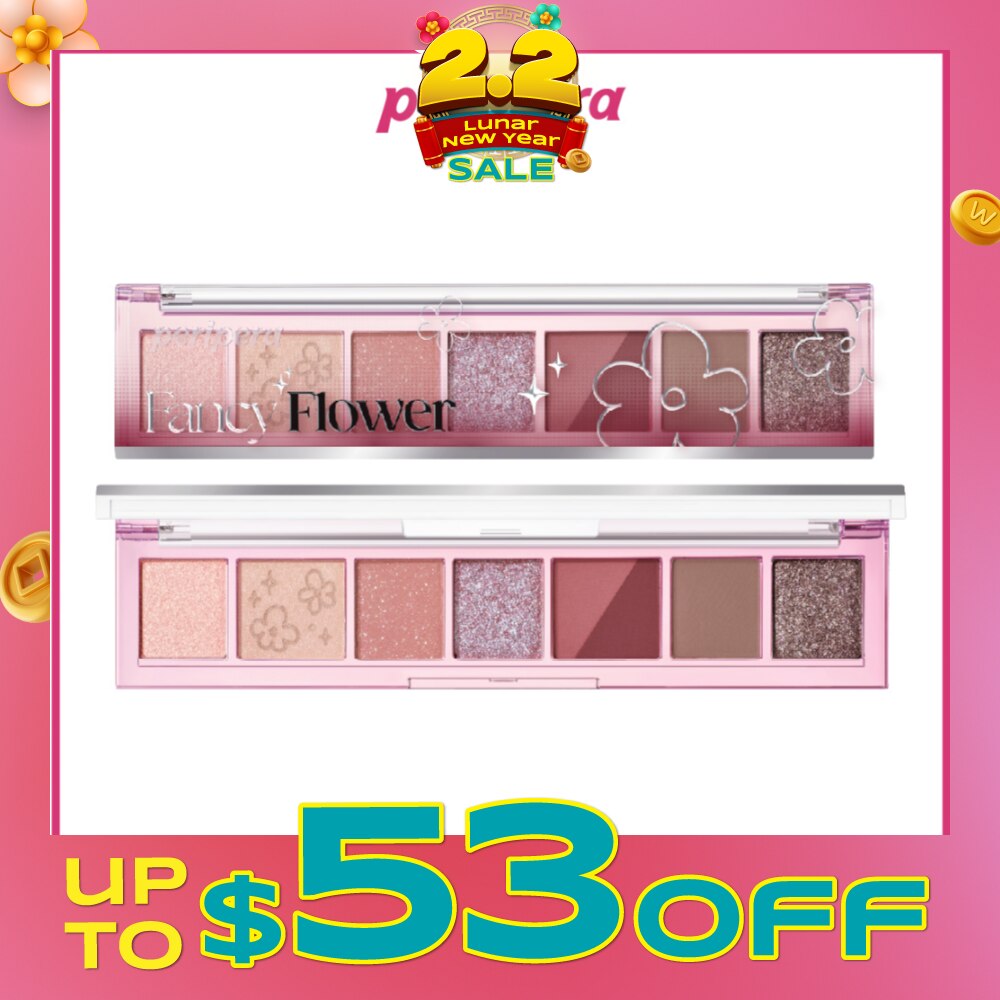 All Take Mood Palette 08 Burgundy, But With Peach Flower 1s