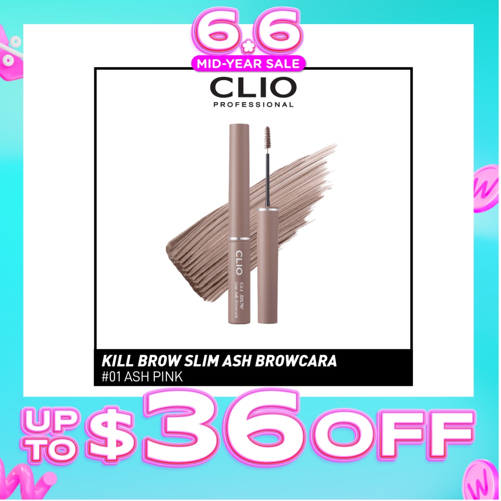 Kill Brow Slim Ash Browcara 01 Ash Pink 1s