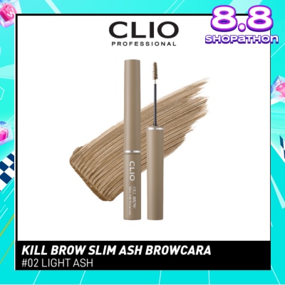 CLIO Kill Brow Slim Ash Browcara 02 Light Pink 1s