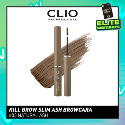 CLIO Kill Brow Slim Ash Browcara 03 Natural Ash 1s