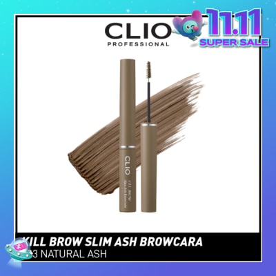 CLIO Kill Brow Slim Ash Browcara 03 Natural Ash 1s