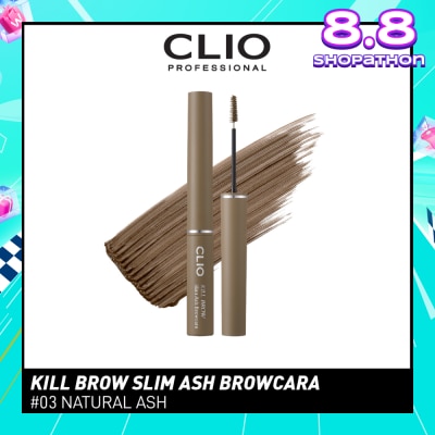 CLIO Kill Brow Slim Ash Browcara 03 Natural Ash 1s