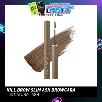 CLIO Kill Brow Slim Ash Browcara 03 Natural Ash 1s