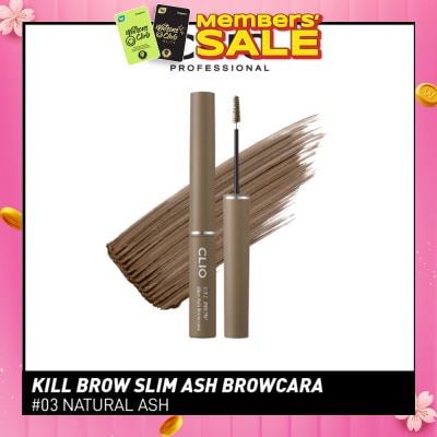 CLIO Kill Brow Slim Ash Browcara 03 Natural Ash 1s