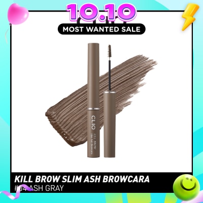 CLIO Kill Brow Slim Ash Browcara 04 Ash Gray 1s image
