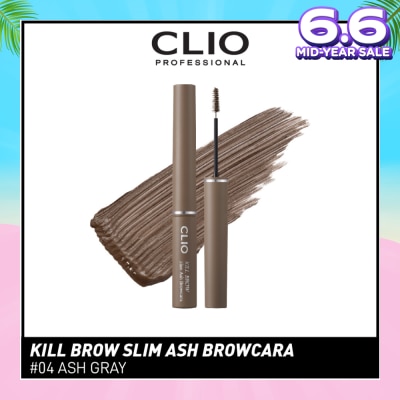 CLIO Kill Brow Slim Ash Browcara 04 Ash Gray 1s