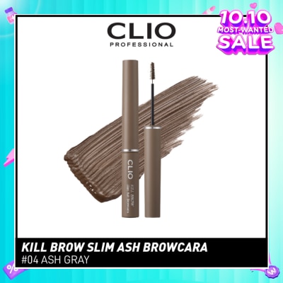 CLIO Kill Brow Slim Ash Browcara 04 Ash Gray 1s