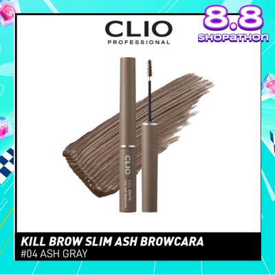 CLIO Kill Brow Slim Ash Browcara 04 Ash Gray 1s